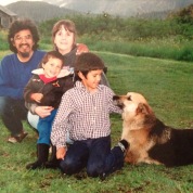 Our family....and dog, around 1994.
